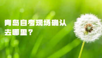 青岛自考现场确认需要带什么资料?